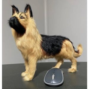 GERMAN SHEPHERD Collectible Dog Pet Goat Hair Replica  LAST ONE!